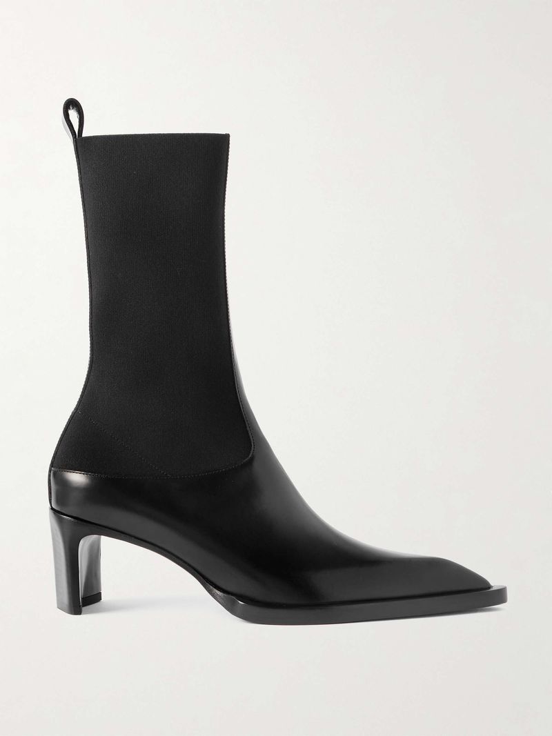 Sleek Leather Ankle Boots
