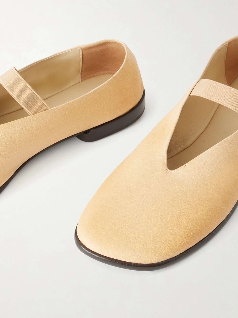 Soft Leather Glove Flats