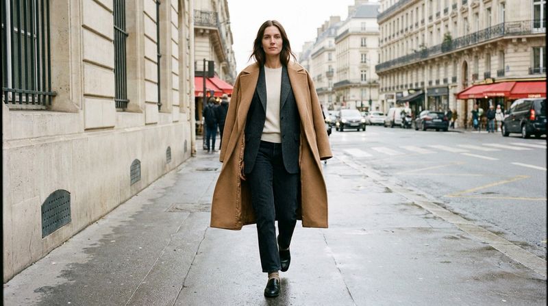 Tailored Blazers Beneath Winter Coats