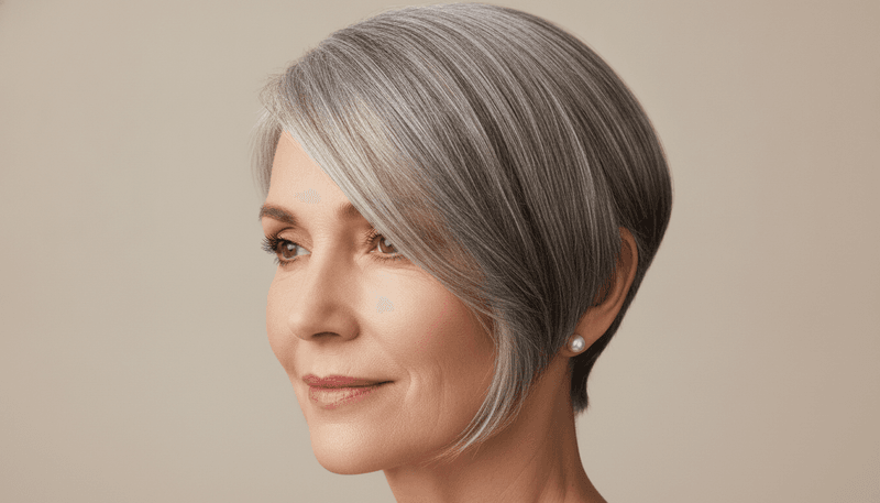 The Side-Parted Angled Bob