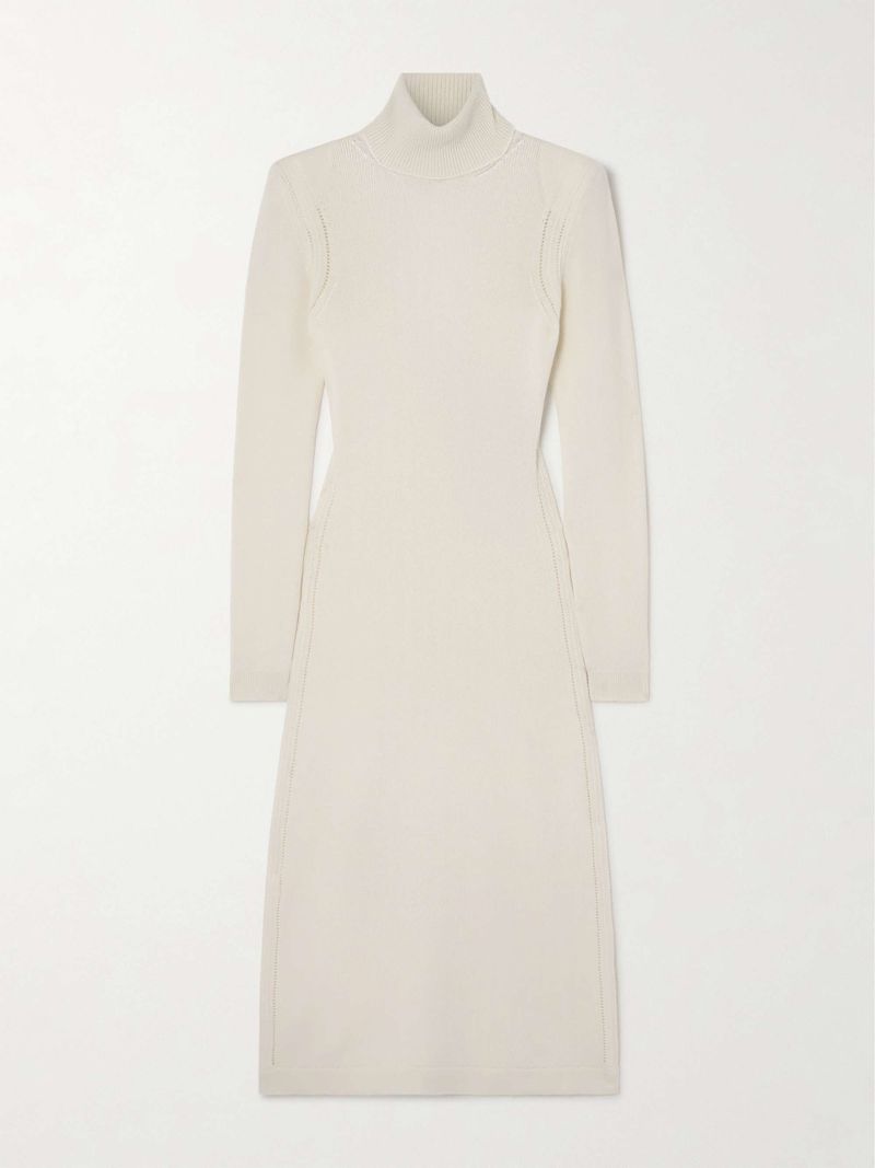 Turtleneck Knit Dress